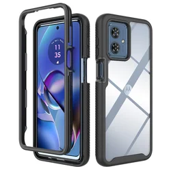 Ultra - Durable Clear Shockproof TPU Bumper Phone Case - Rugged Protective Cover for JUST CASE (Black)