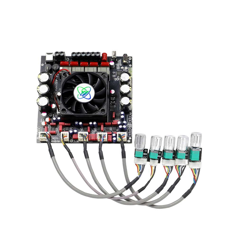 AS21HPA High-Power Bluetooth Digital Sound Verstärker Bord 2,1 Kanal Subwoofer 300 W * 2 + 600 W TPA3255 Bluetooth Lautsprecher Bord