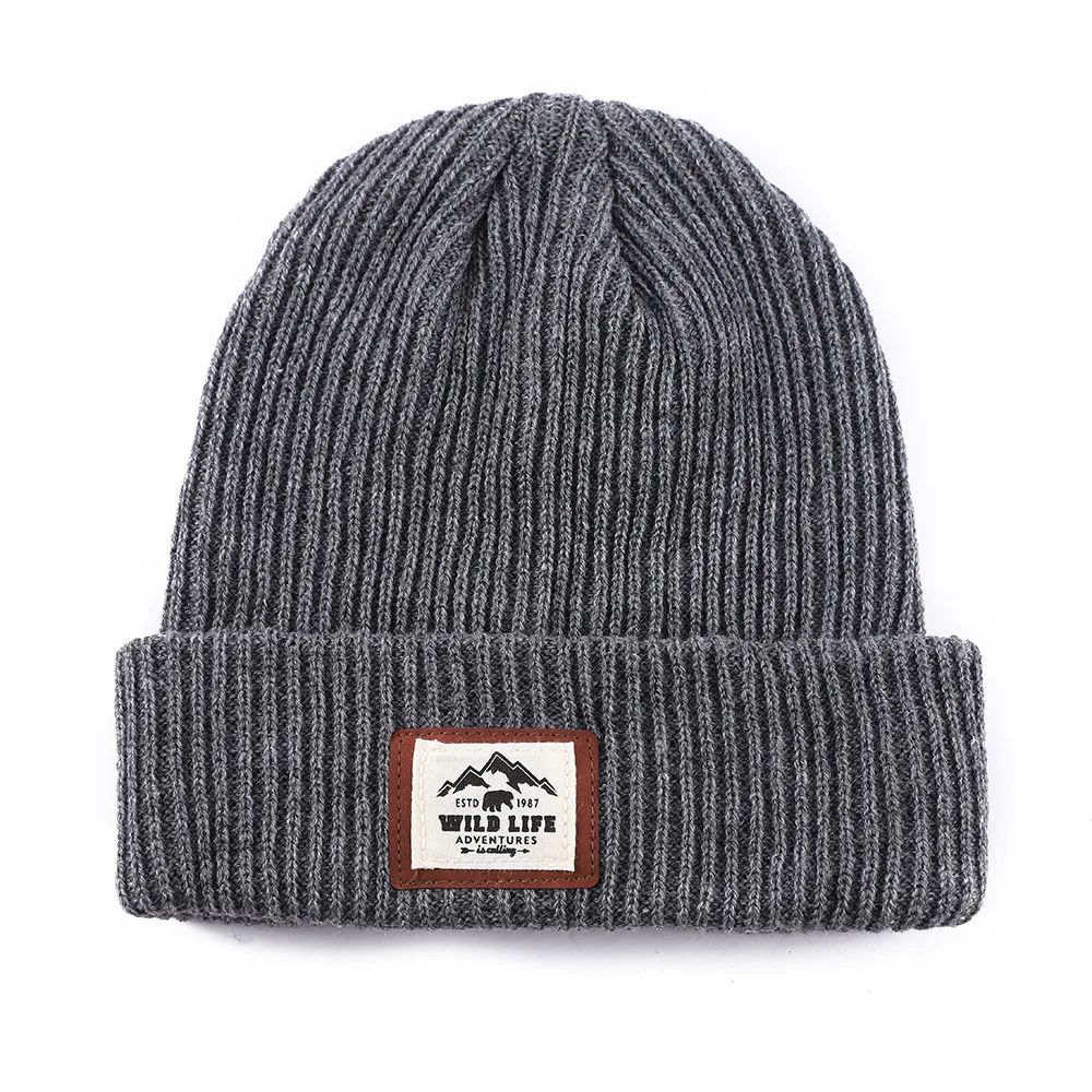 Knitted Beanie for Men Women Winter