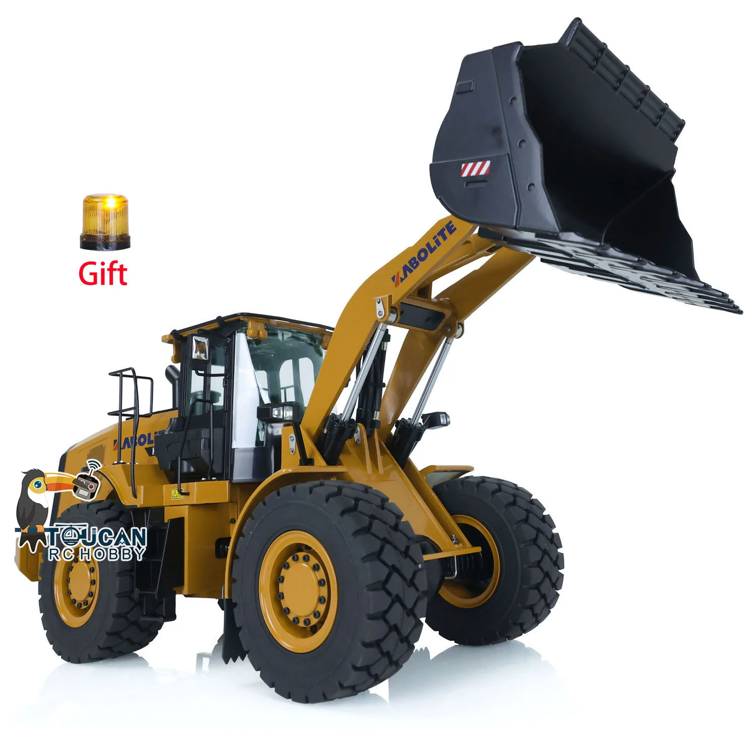 KABOLITE RC K966 1/16 Scale Hydraulic Loader RTR Assembled Painted Model Outdoors Toys Construction Machine Car Gift Model 3