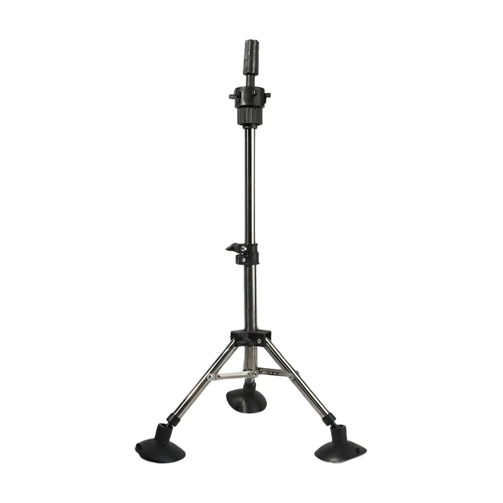 Wig Head Stand Tripod Protable Stable for Cosmetology Hairdressing Training