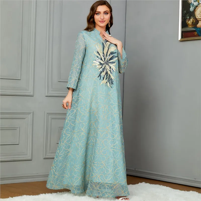 

Caftan Marocain Abaya Dubai Turkey Islam Kaftan Muslim Hijab Dress African Dresses For Women Robe Arabe Musulman Djellaba Femme