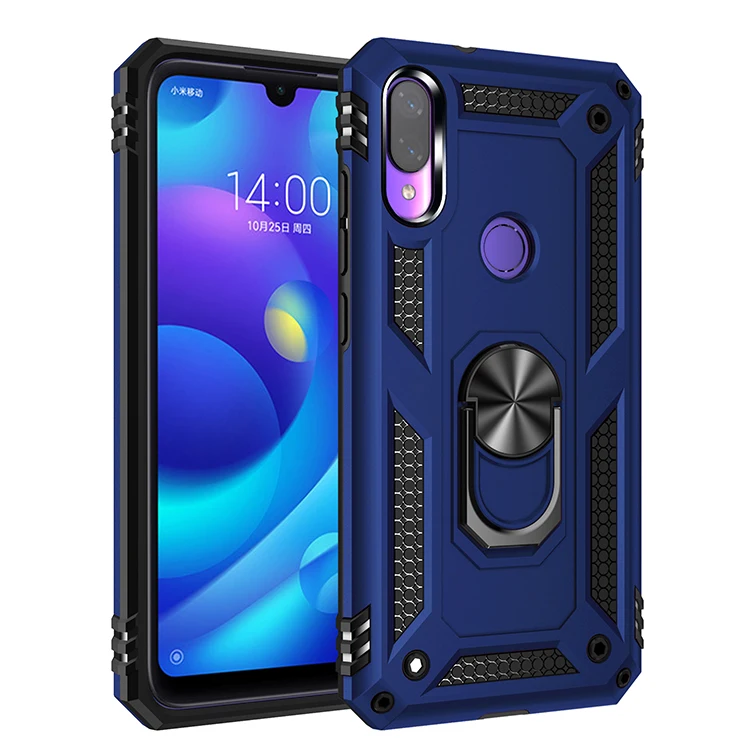 Shockproof Armor Phone Case with Finger Ring Holder Cover