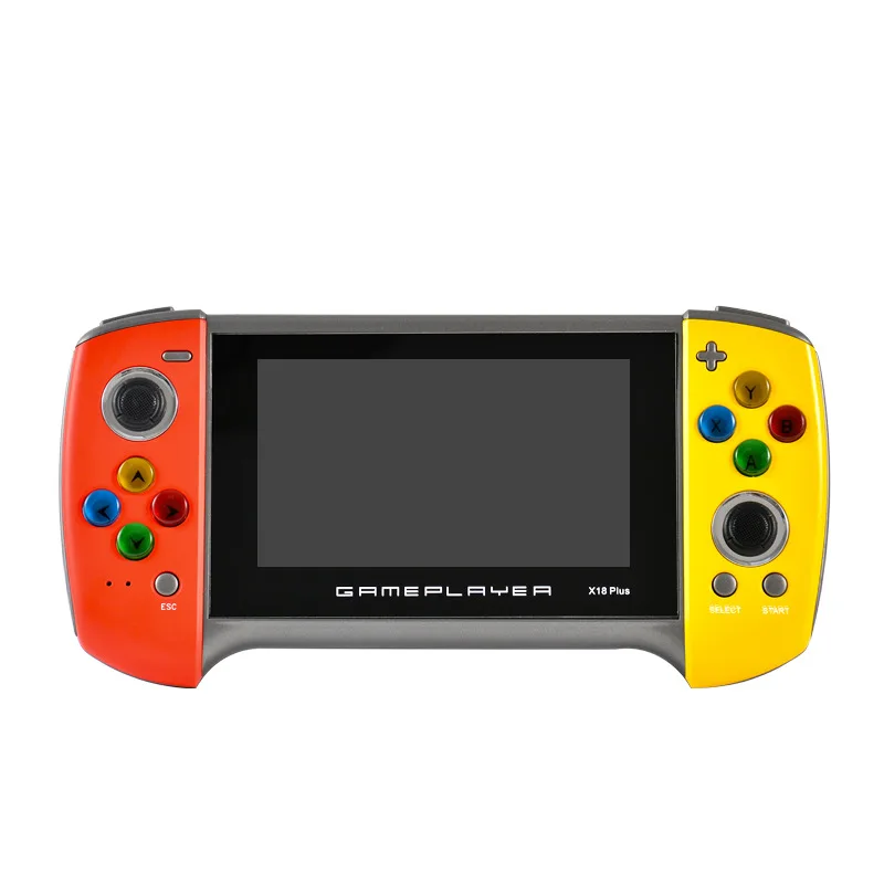 Hot Hand-held Game Player Nostalgic Retro Game Console 4.3 Inch  Screen X18 Plus  for Children  Gift 360 Rocker 10000+ Games 