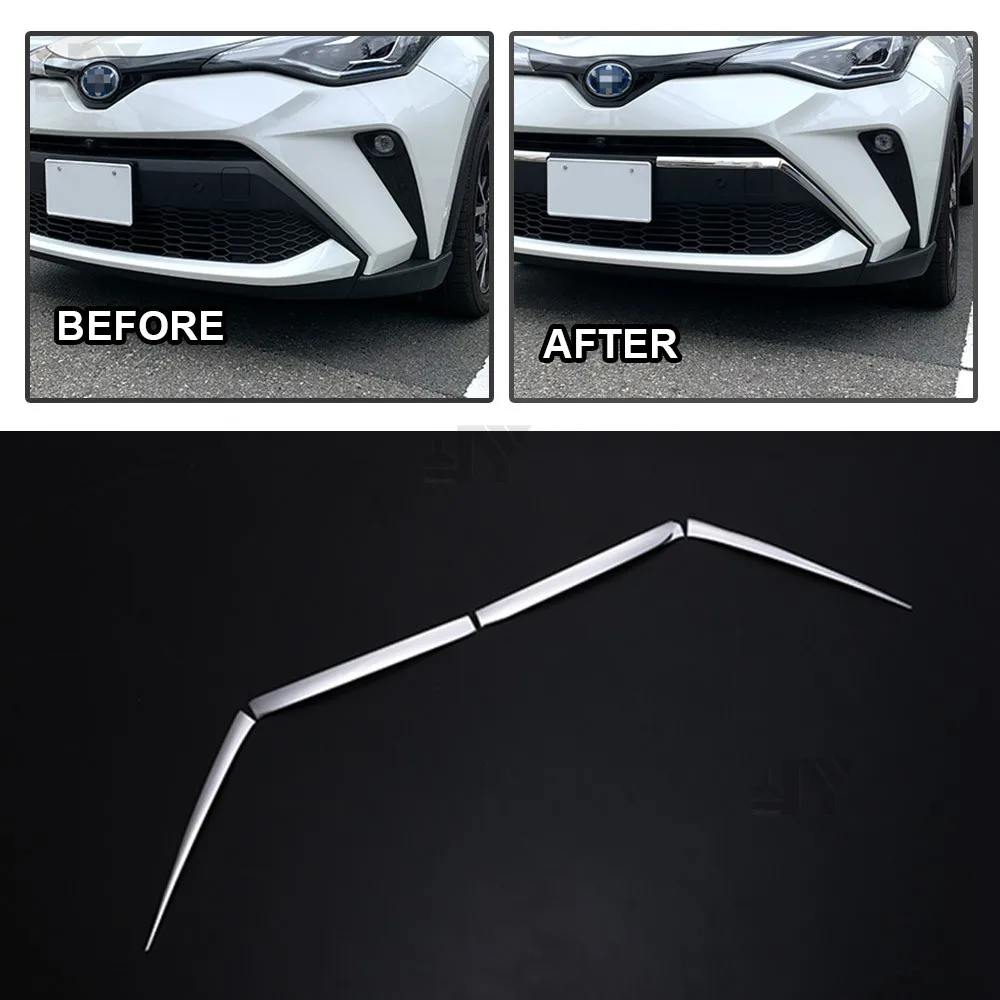 TOYOTA C-HR ZYX10/NGX50 ڵ  No. ÷Ʈ  ڵ ƼĿ ܺ ǰ  4PCS SUS304 ڵ ȣ Ʈ