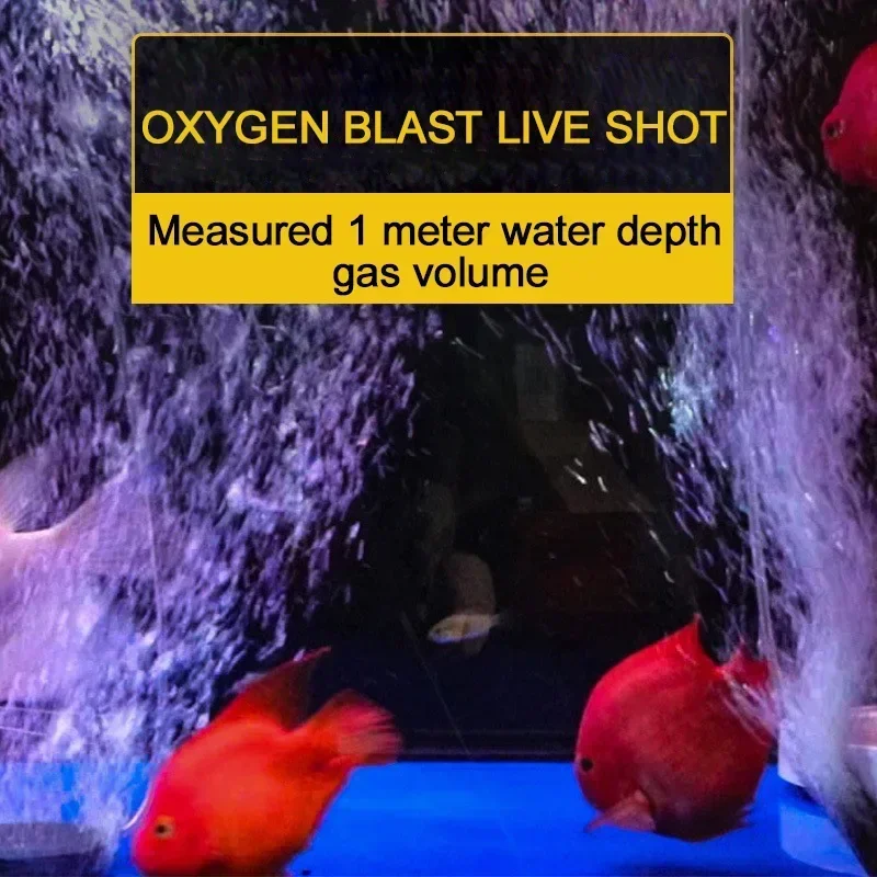 25W High Power Fish Tank Oxygen Pump Ultra Quiet Air Compressor Large Volume Air Pump Deep Water Special Aquarium Accessories