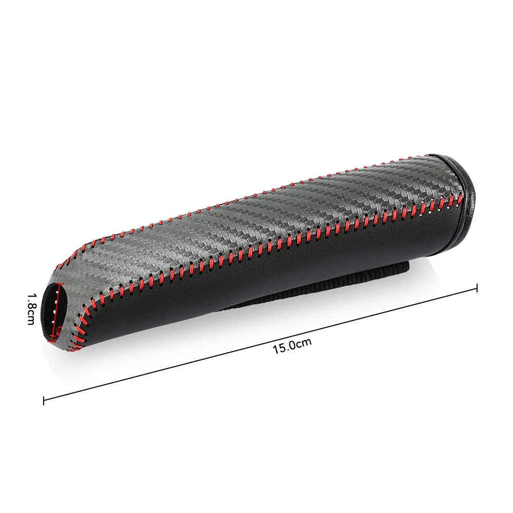Carbon Fiber Car Leather Gear Handbrake Cover for Scania K250 K280 K310 K320 K490 SERIE G P S SerieX
