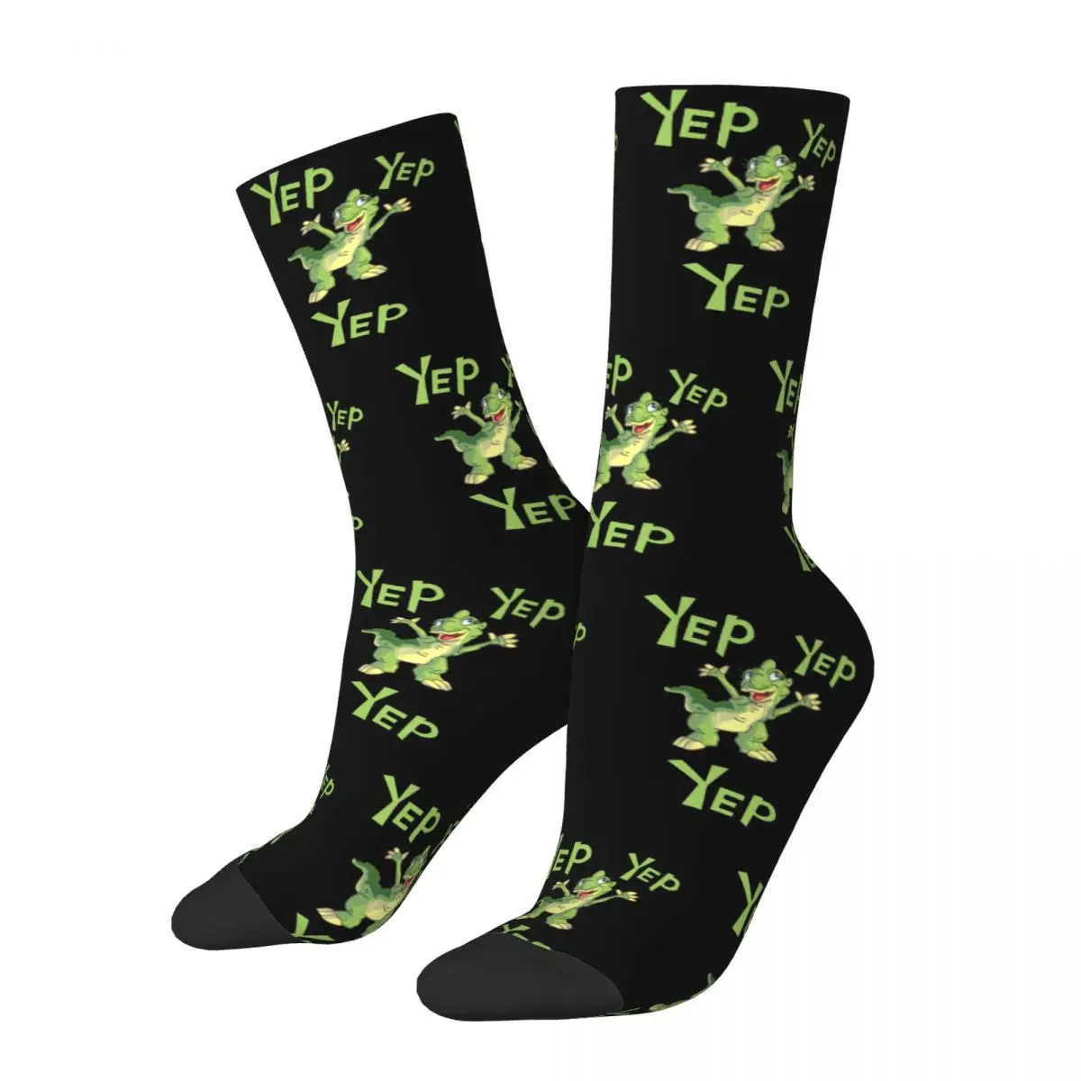 

Autumn Winter Cool Women Men Yep Yep Yep The Land Before Time Socks Breathable Crew Socks