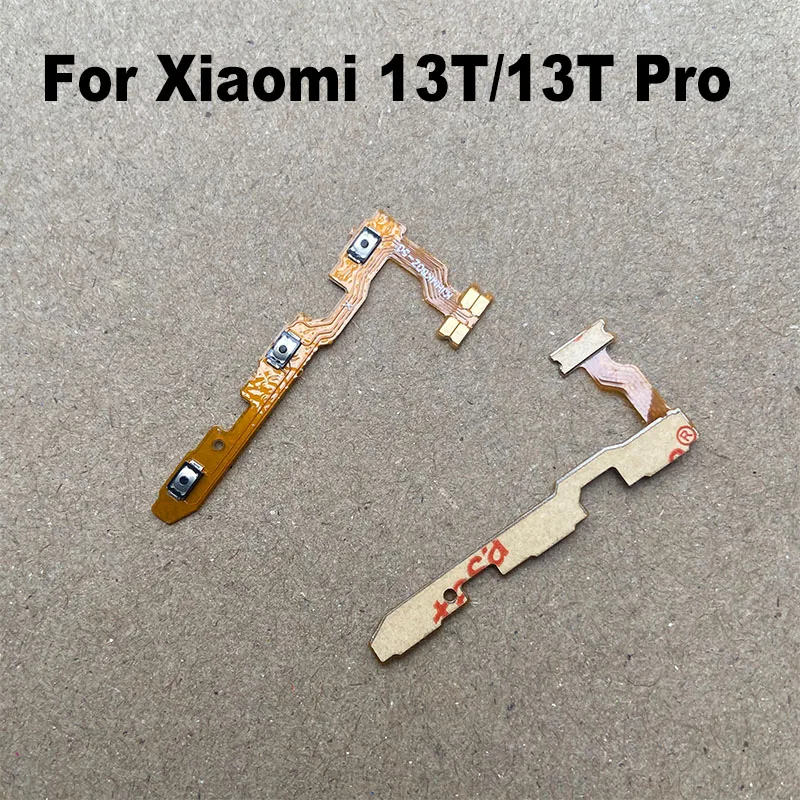 

10 шт. для Xiaomi 13T / 13T Pro гибкий кабель питания боковой ключ включения выключения вверх вниз кнопки управления запасные части