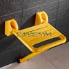 Foldable Bathroom Stool Shower Seat Wall- mounted Non-slip Toilet Senior Thickened Steel Shower Chair 3