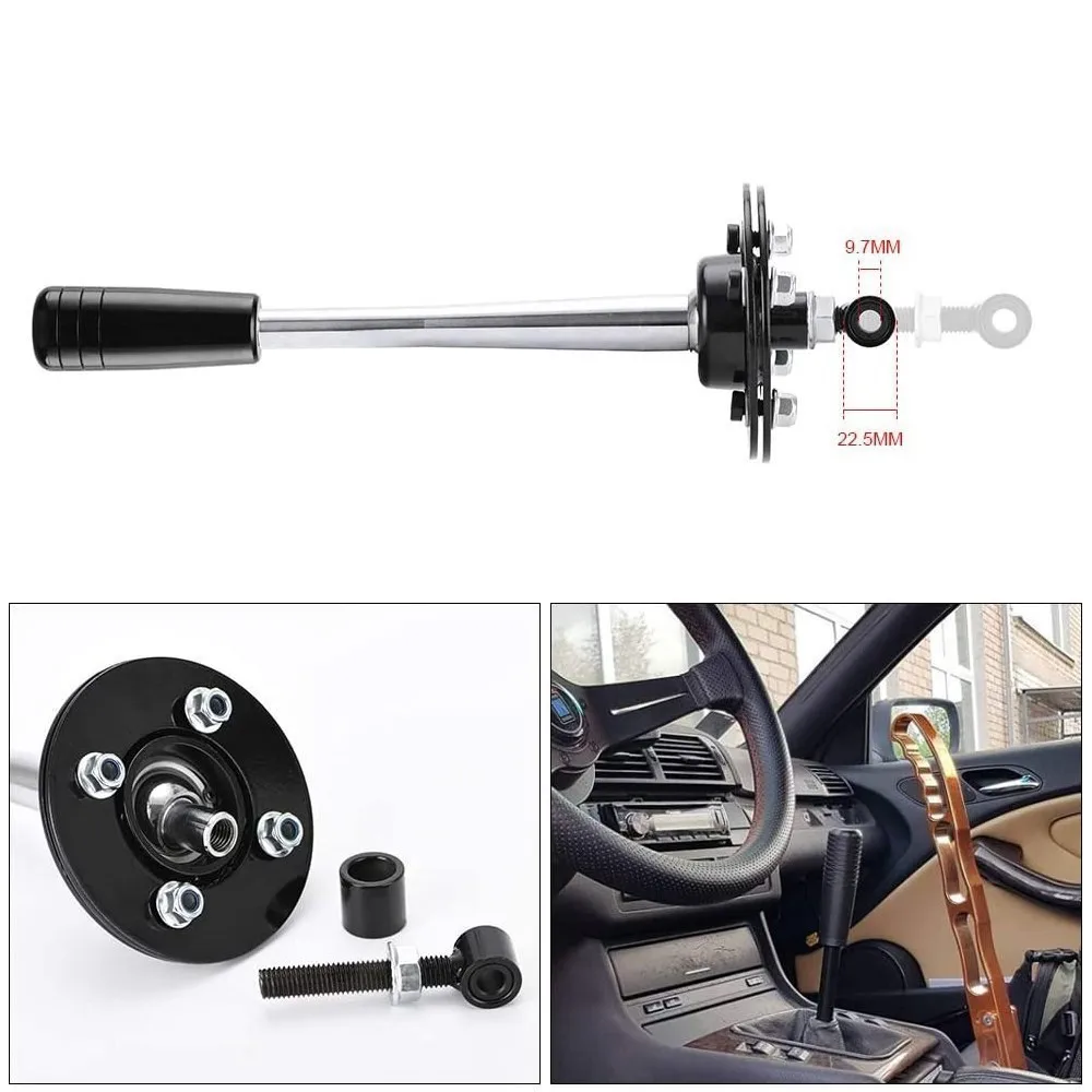 Drift Tuning Einstellbare Kurz Shifter Hebel Mit Knopf Für BMW E30 E36 E39 Z3 Getriebe 265mm SK-1001 – Detail 3