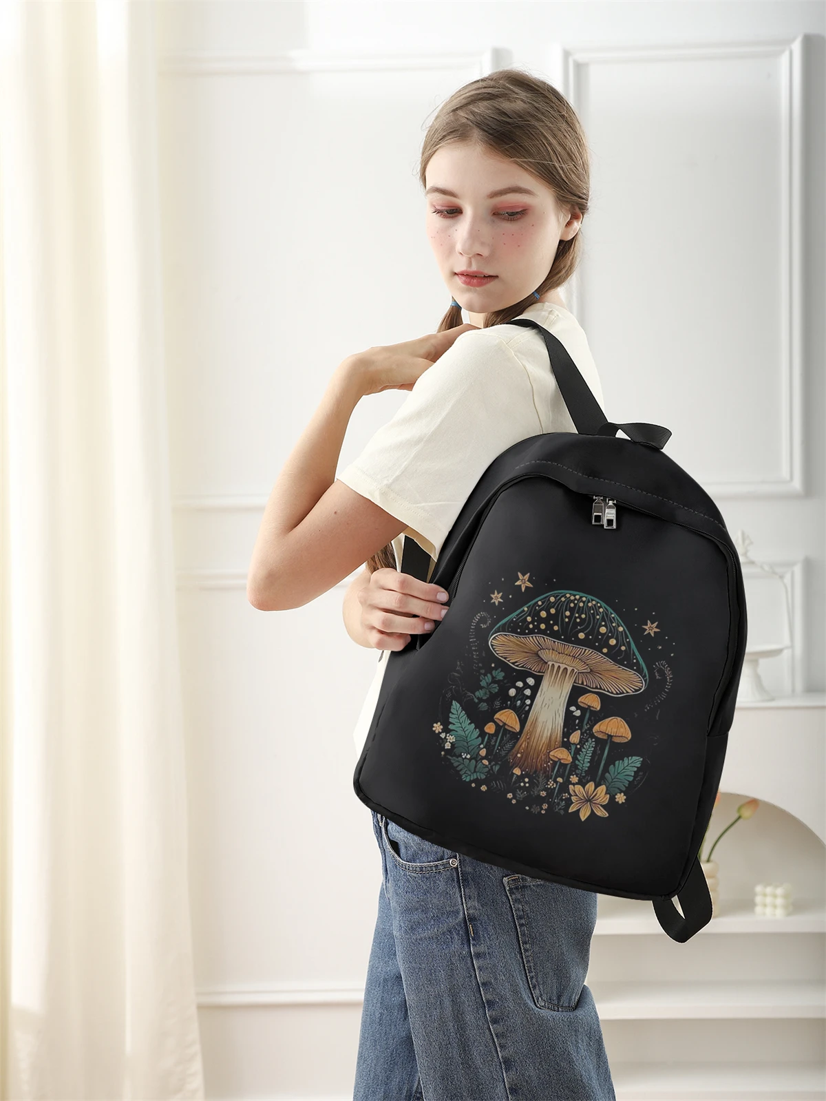 New men's and women's large capacity university backpacks, fashionable women's laptops, backpacks, cute girls' travel bags