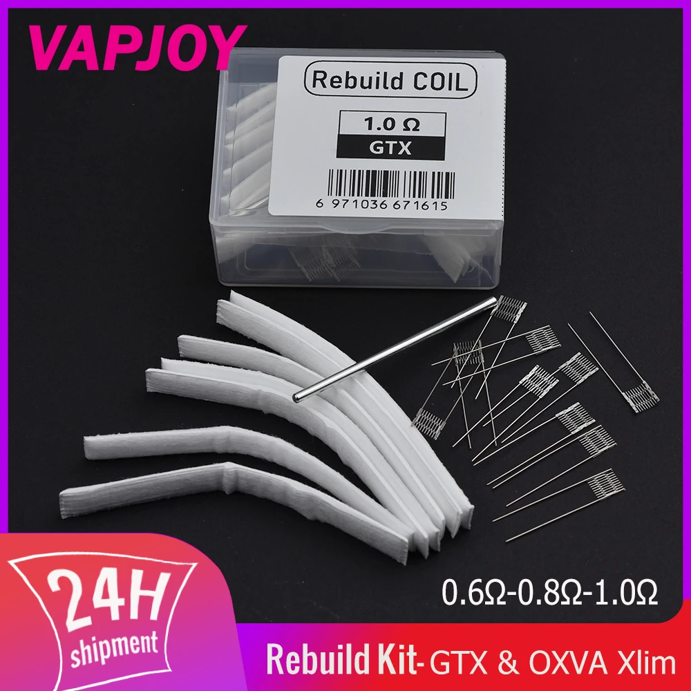 Rebuild Kit For Gtx 0.8 Oxva Xlim V2 1.0 0.6 Mesh Resistance Wire 0.61