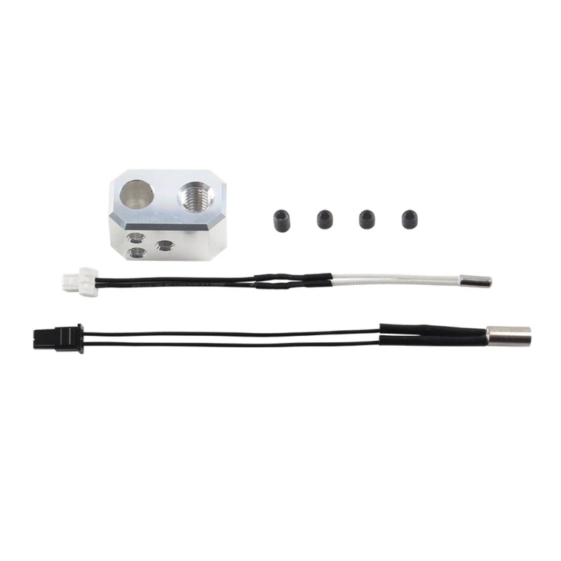 

For MK4 Heating Block and Thermometer Line Heating Rod 3D Printer Accessaries 24V 40W