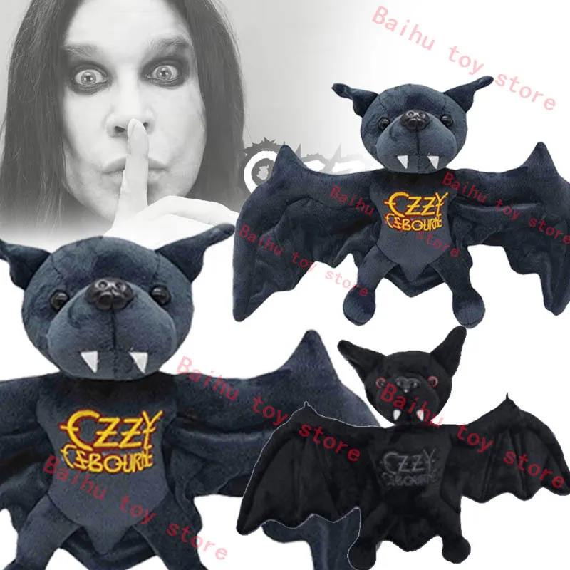 【貴重】OZZY オジー・オズボーン PLUSH BAT ぬいぐるみ Bat Plush - Black-On-Black – Ozzy Osbourne Official Store