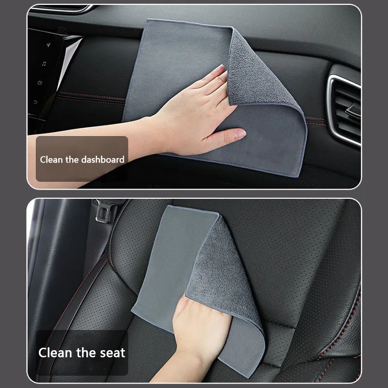 Microfiber Towel Car Drying Auto Plush Wash Cleaning for Volvo R XC40 XC60 XC70 XC90 AWD V60 V70 V90 s60 S80 S90