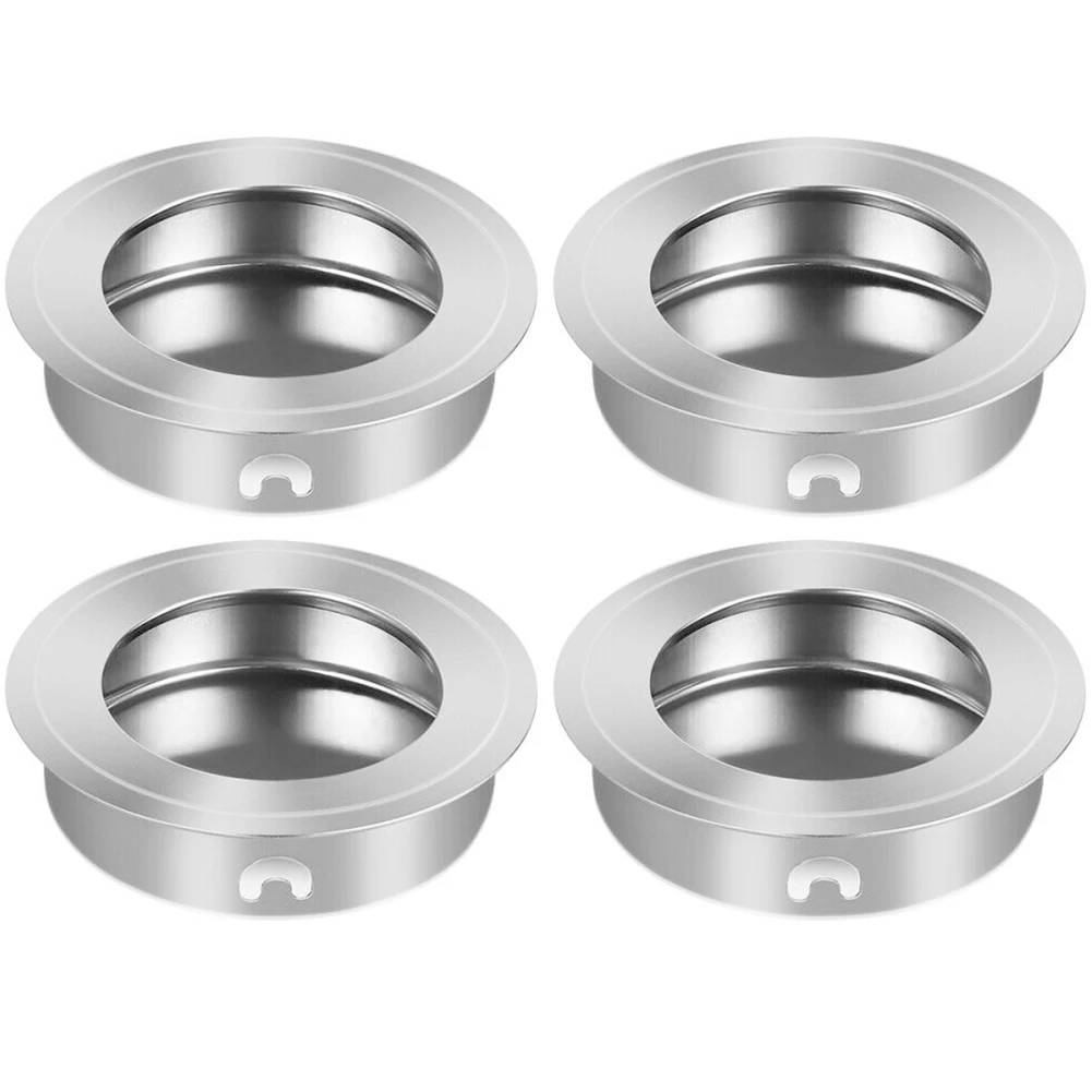 Sliding Doors Round Hole Handle Drawer Handle Invisible Cabinet Concealed Stainless Steel Open Hole 35 door handles cabinet handles