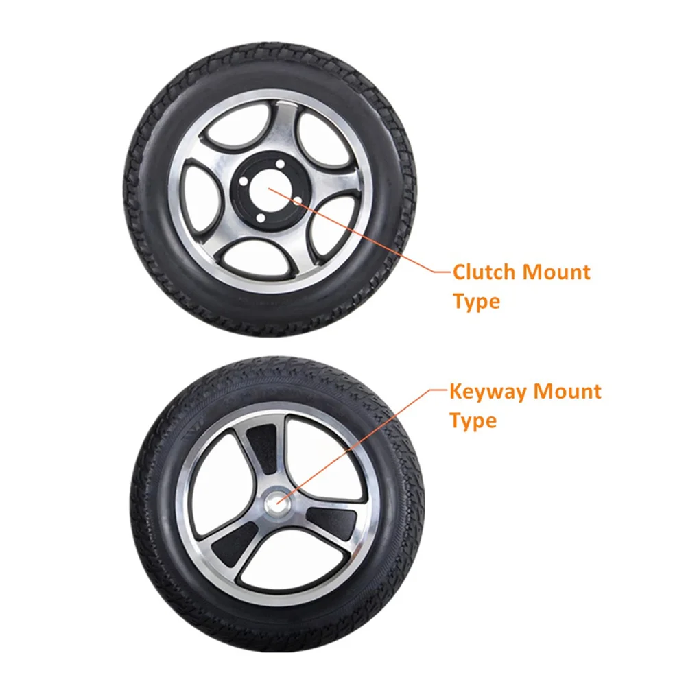 JayCreer 12 1/2 x 2.125" Wheel For Electric Power Wheelchair