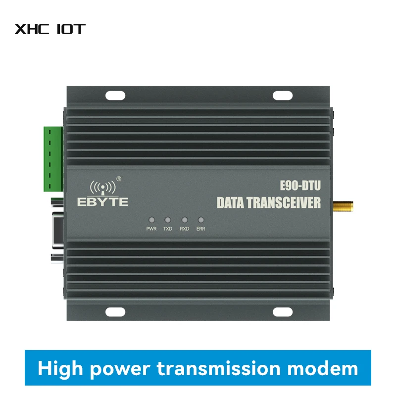 

SX1262 RS485/RS232 LoRa Spread Spectrum XHCIOT E90-DTU(900SL42) 42dBm 30KM 15W Relay Networking DC12V LoRa Wireless Modem