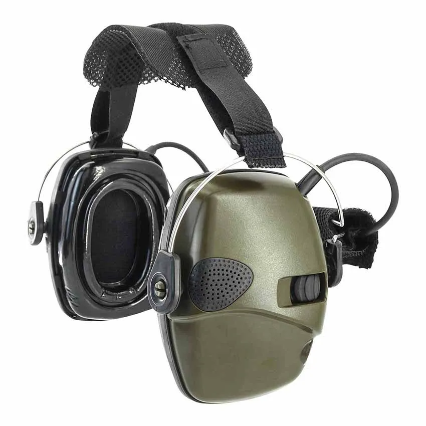 Noise Reduction Headset NEW Active Noise Reduction Headset Headband for Howard Leight Impact Sport Shooting Earmuffs Tactical Airsoft Hunting Headphones