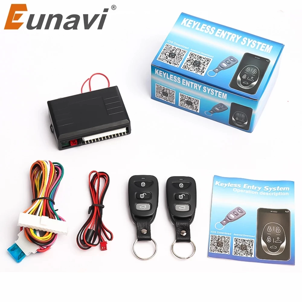 Car Universal Auto Alarm Systems Car Remote Central Kit Remote Central Door Lock Keyless System Central Locking 12V Bluetooth