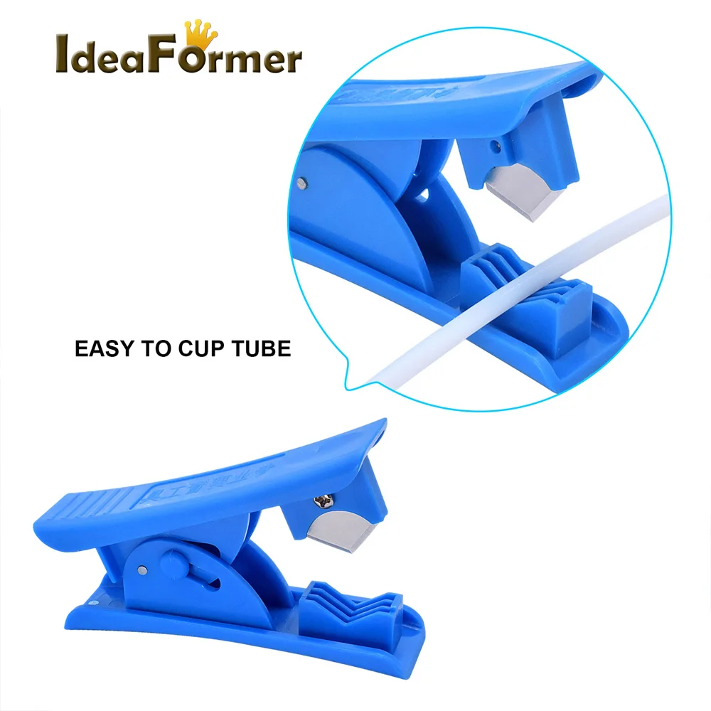 Kit de Impressora 3d 1.75 mm Tubo Ptfe Mais Conectores Pneumáticos Pc4-m6 & Pc4-m10 Cortador Mk8 Bico Silicone Capa para Creality Ender Etc - Imagem 5