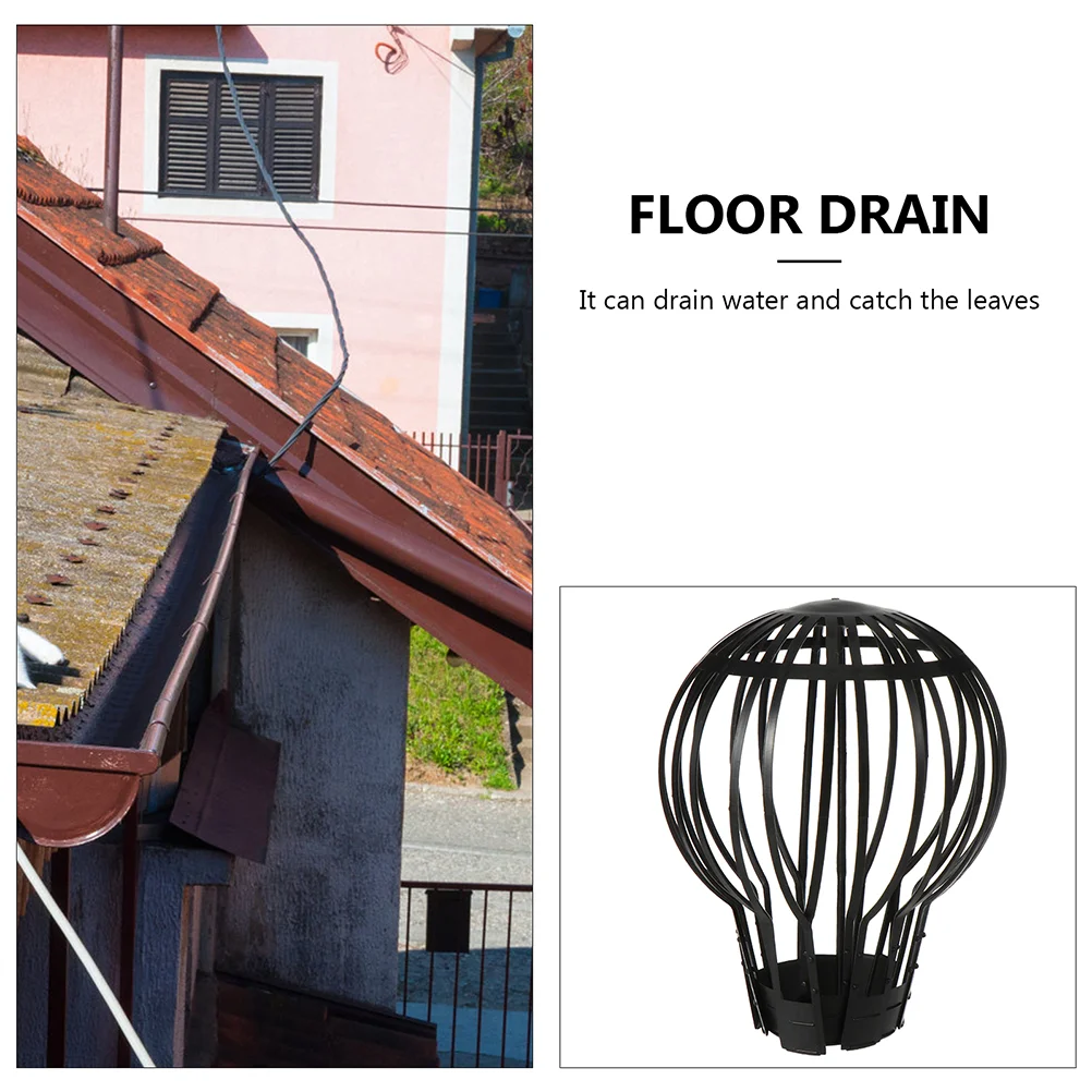 8 Pcs Drain Grill Downspout Rooftop Filter Caps Anti-block Drainer Covers Leakproof Plastic Drainage Strainer
