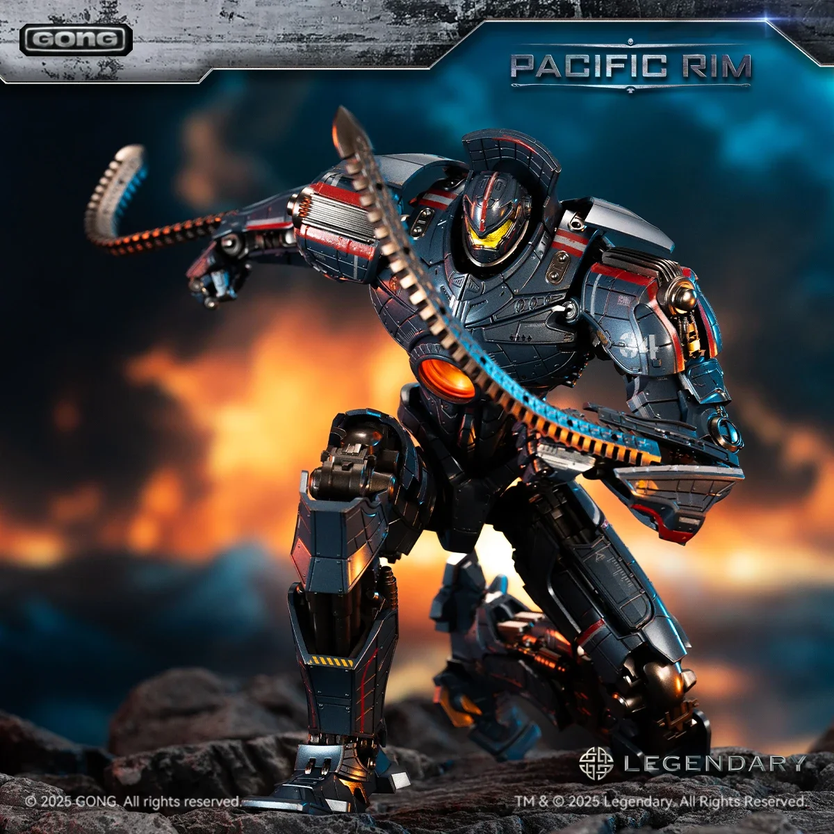 In stock 】GONG Pacific Rim Gipsy Danger 25CM 10-inch Alloy Action