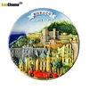 15cm Italian Sicilian Village Aegean Greek Creative Disk Background Decoration Display Hand-painted Ceramic Disctourist Souvenir 2