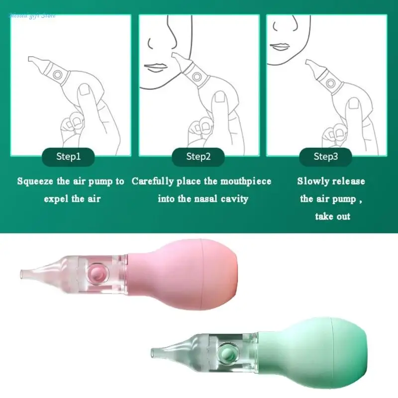 Baby Nasal Aspirator Silicone Nose Aspirator Snot Remover Newborns Shower Gift