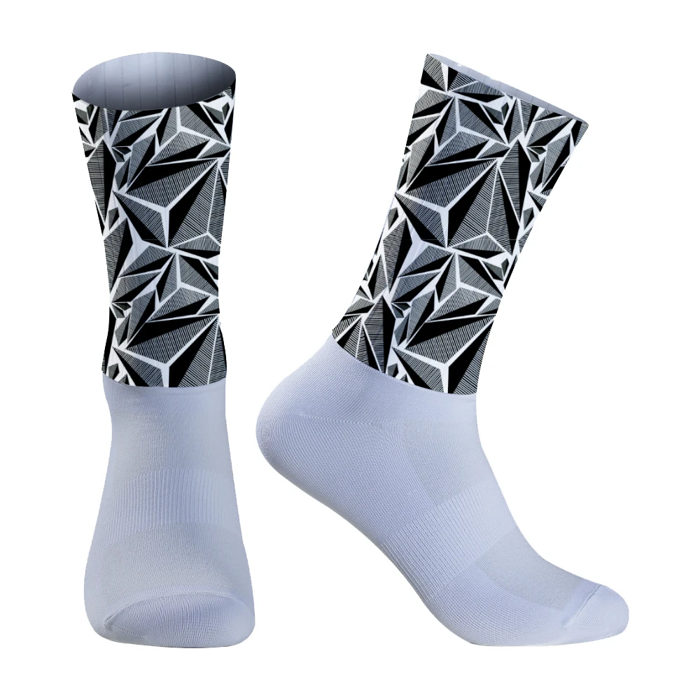 

Non-slip Cycling Style Sports Polka Socks Dot Summer New Silicone Pro Outdoor Racing Bike Socks Calcetines Ciclismo