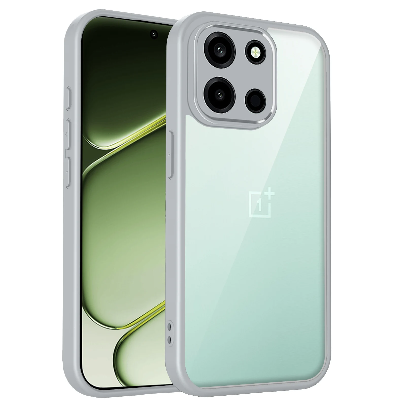 Enhanced Shockproof Silicone Bumper Clear Matte Phone Case with Air Cushion Technology