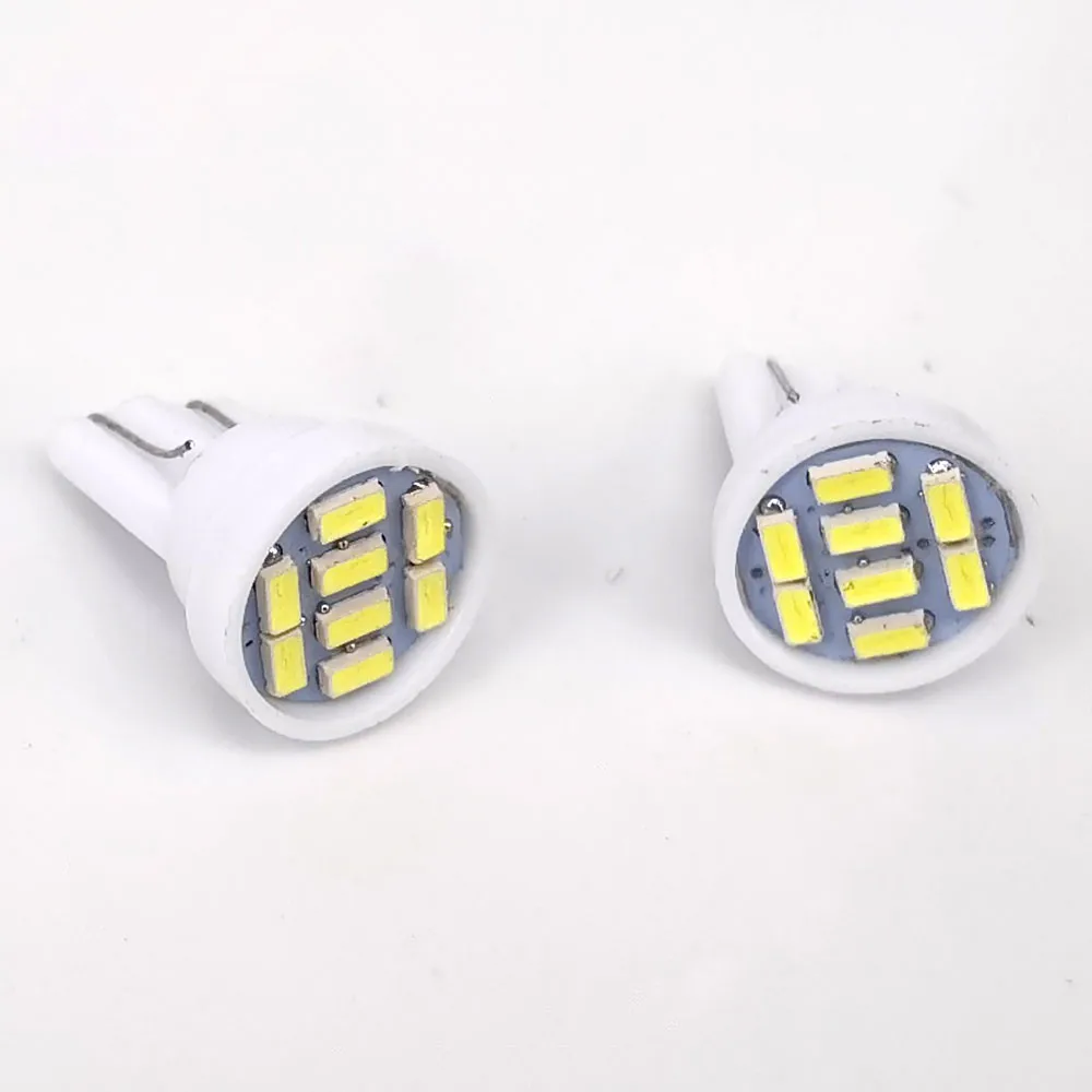 LED �ڵ��� 194 168 192 ���� ���� ���� ����, �ڵ��� �׼�����, ��� DC 12V, T10 3014 8 SMD W5W ����, 4000 ��