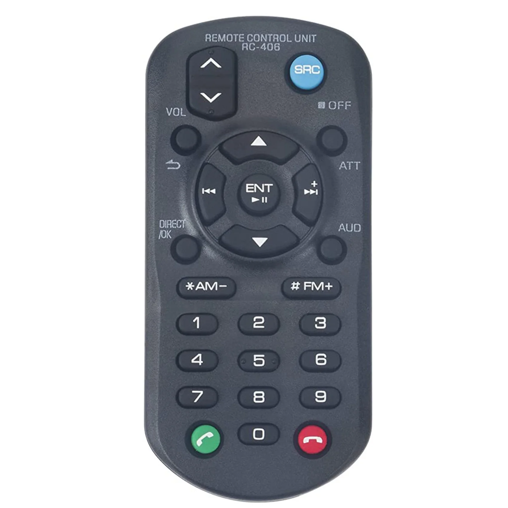 

RC-406 Replacement Remote Control for Kenwood CD Receiver DPX503BT KMM-BT328 DPX524BT KMM-BT228U DPX504BT DPX593BT