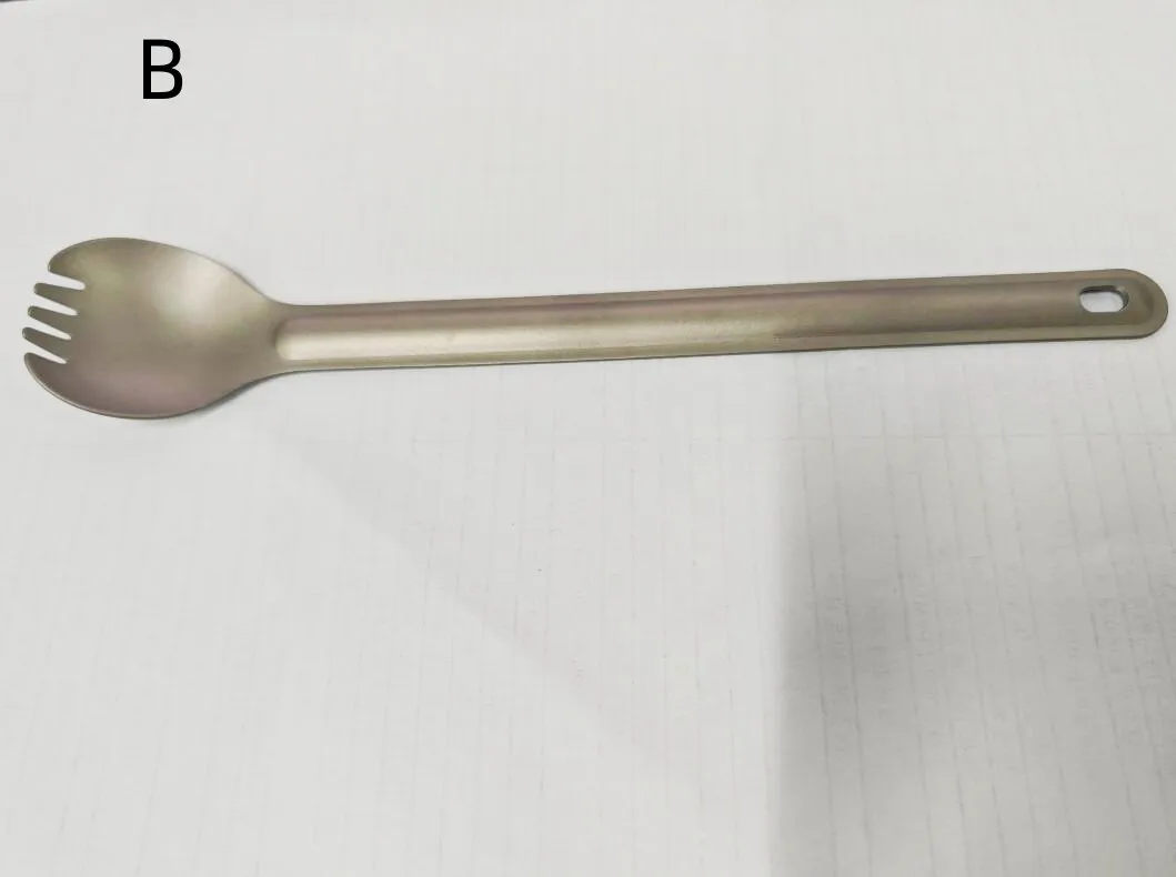 Stirring Spoon Coffee Ice Spoon Portable Outdoor Camping Cutlery Cutlery Fork Outdoor Household For Travel