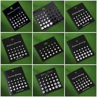 12 Pairs Set Stainless Steel Stud Earrings with Zircon Buds Round Earrings Unisex Fashion Jewelry Gifts