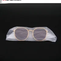 200pcs Disposable Glasses Packaging Bag Sunglasses Storage Bags Frosted Translucent Inner Bag Plastic Dust Bag Sealing Pockets 2