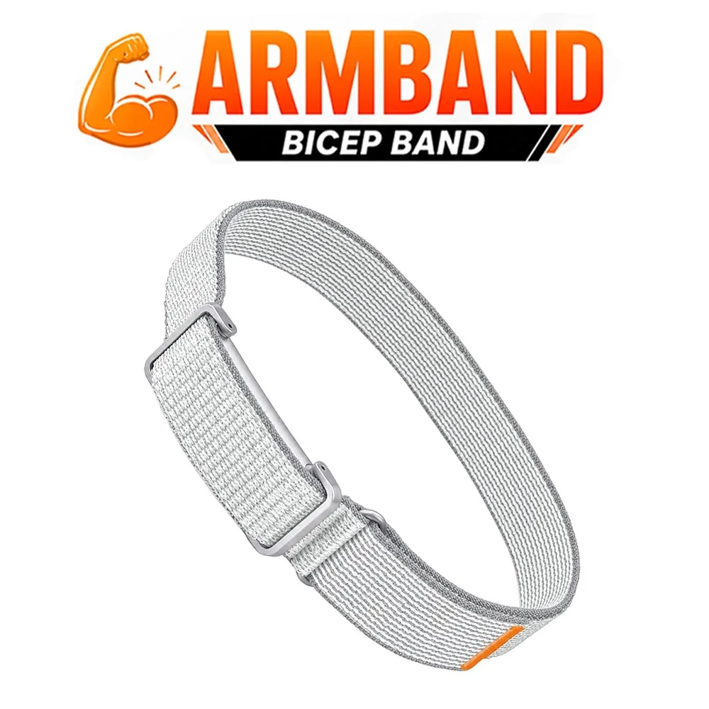 Nylon Weave Bicep Armband for Fitness Tracker Replacement Bands
