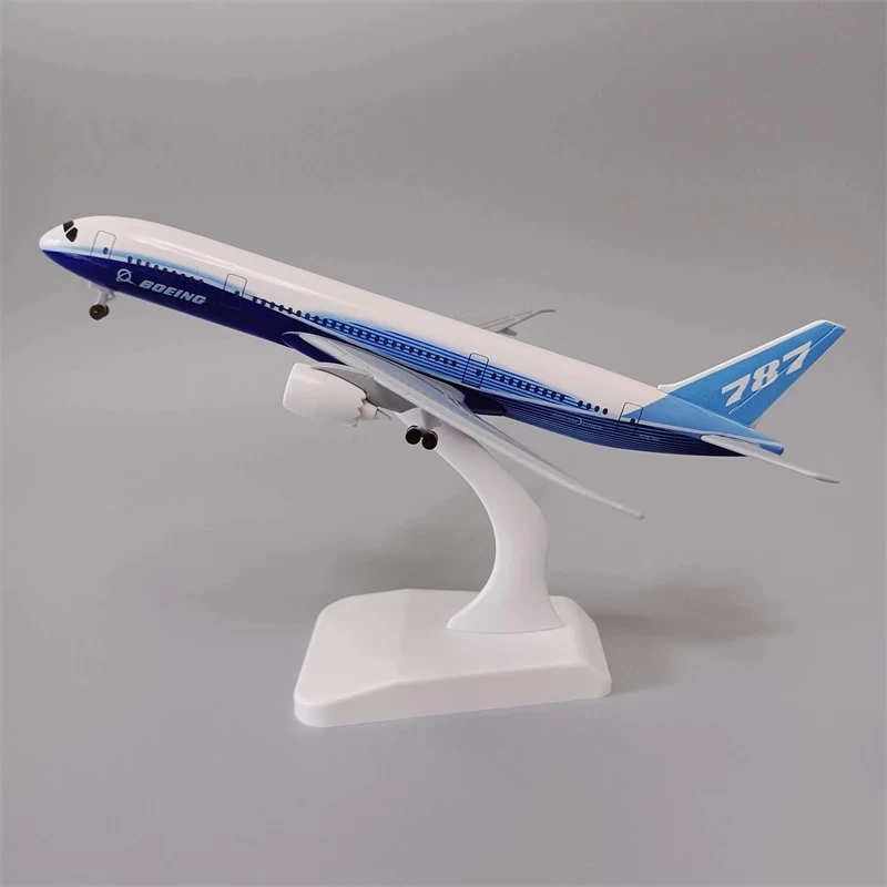 16CM AIR PASSENGER PLANE BOEING 787 AIRCRAFT MODEL SIMULATION ALLOY CHRISTMAS TOYS GIFTS CHILDREN