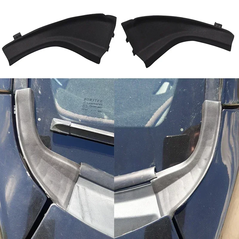 Windshield Cowl Grille Cover Car Windshield Wiper Cowl Extension Trim Fender Cover for Toyota RAV4 2006-2012