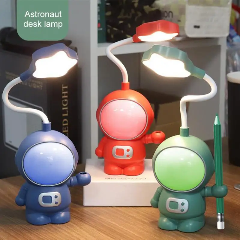 다기능 USB 충전식 침대 옆 장식 야간 조명, 방 장식, LED 책상 조명, 창의적인 독서 야간 조명, 눈 보호