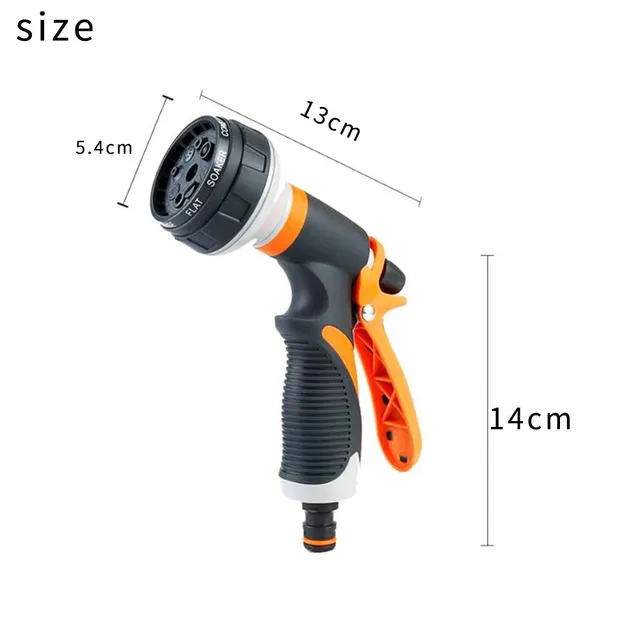 8 Üzemmód Nagynyomású Öntözéspisztolytermelő Öntözés Fúvóka Gyep Udvari Sprinkler Tisztítás - Image 3