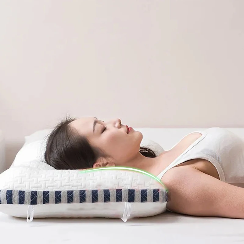 Oreiller De Massage Cervical Cou Pour Dormir Protection La Colonne