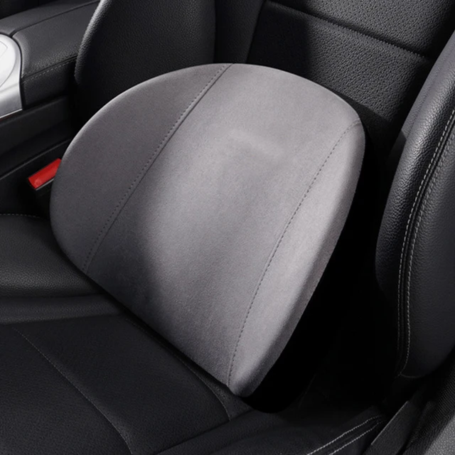 Car Pillow Memory Foam Lumbar Support Massage Back Pillow Waist Support  Cushion For Auto Seat Office Chair - Seat Supports - AliExpress