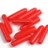 120 Pcs Tweezer Parts Tip Protector Eyelash Tweezers Cap Protective Case Guard for Lashes Red Covers 6