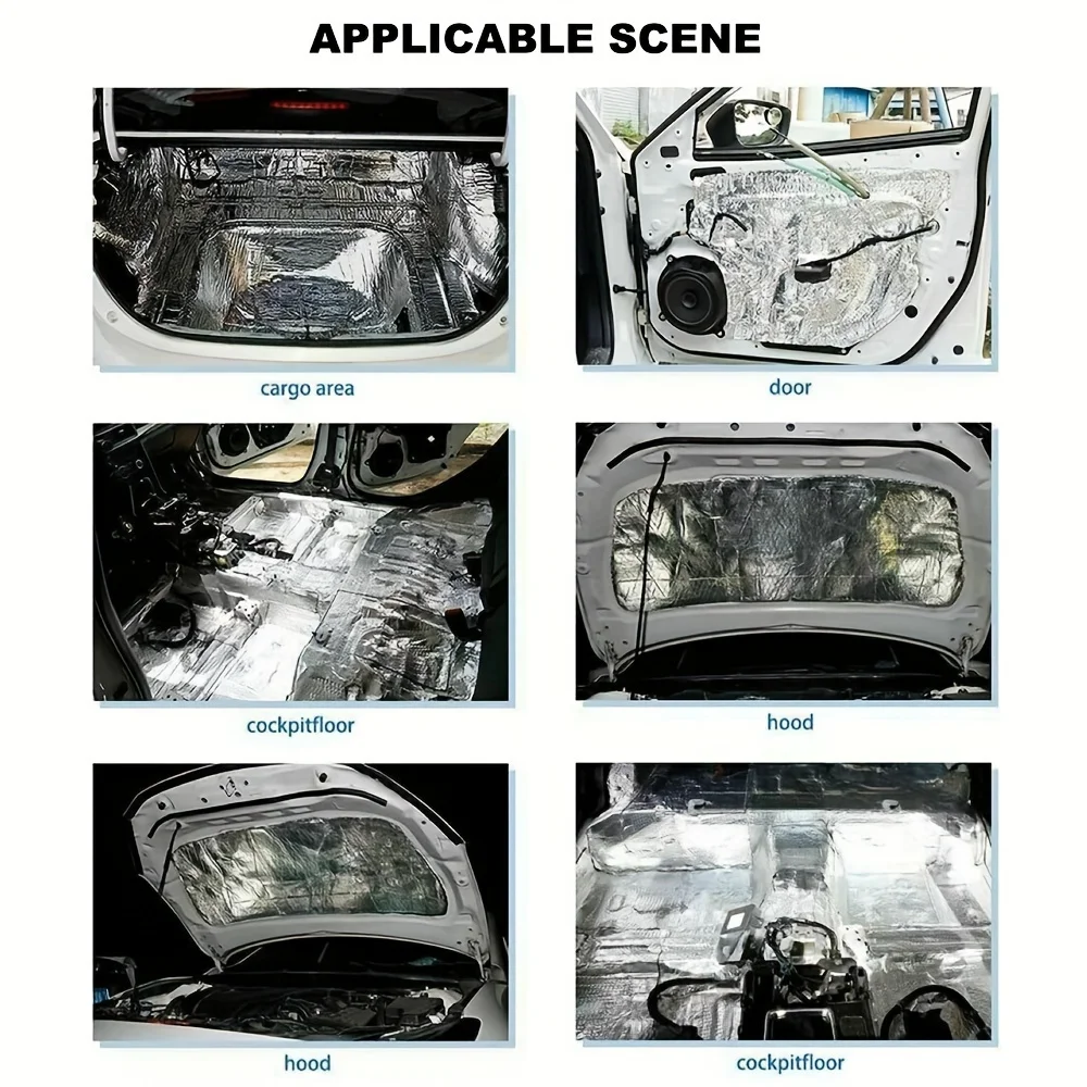 Soundproofing Heat Insulation Mat with Aluminum Foil