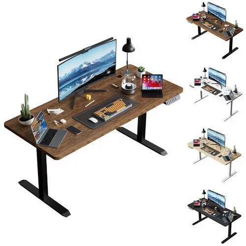 Electric Standing Desk Height Adjustable Motorised Home Office Stand Table 1.2M