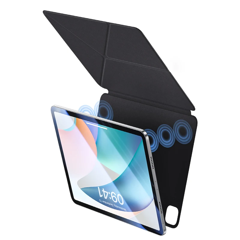 Benks-capa Protetora Urbana para Ipad Pro Capa em pu com Suspensão e Acionamento Automáticos Multidobrável Magnética Ultra Fina 11 2023 2023 2023 12.9 2023 - Imagem 5