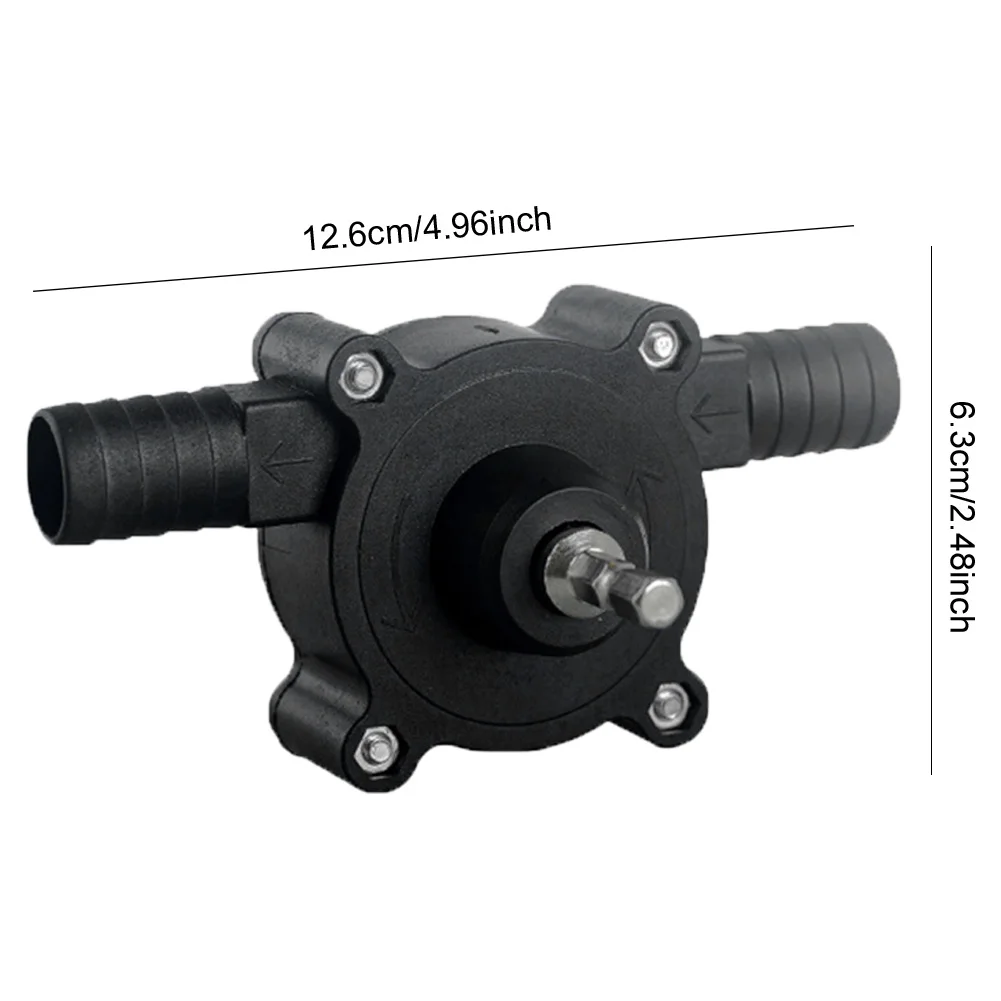 Electric Drill Pump Portable Mini Hand Liquid Transfer Pump Self-priming DC Pumping Machine Home Garden Outdoor Tool