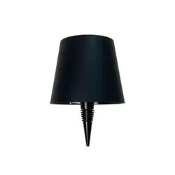 Portable RGB Dimmable LED Bottle Lamp (Black)